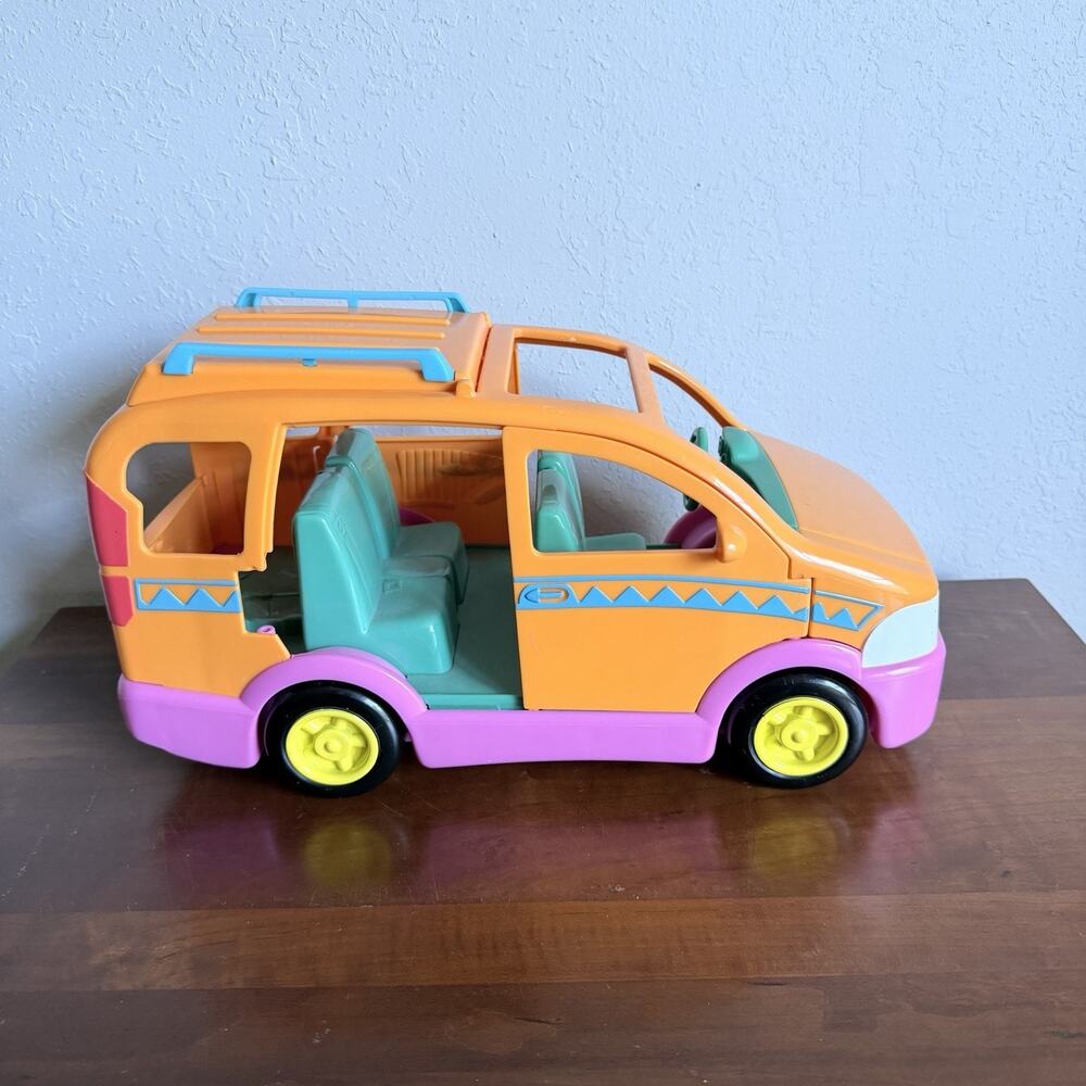 Vintage 2003 Dora The Explorer Van WORKS Dollhouse Mattel Toy Music Sounds